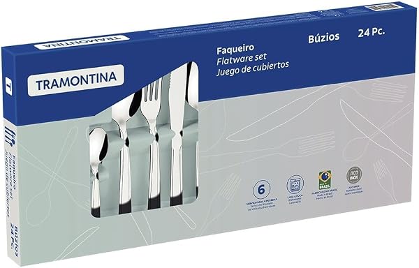 Faqueiro Tramontina Búzios 24 Peças